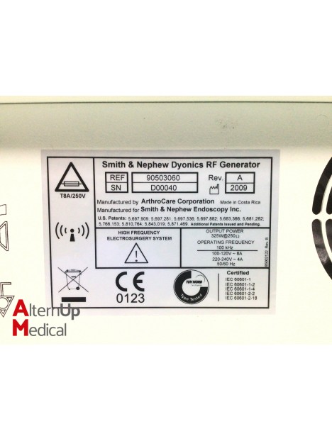 Smith & Nephew Dyonics RF Generator Electrosurgical Unit
