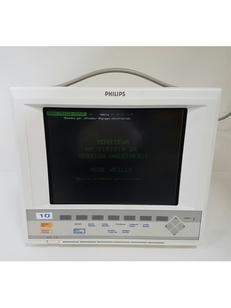 Moniteur Multiparamètre version Anesthésie Philips HP Viridia 24 M1204A 