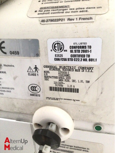 GE AMX4 Plus Portable X-Ray System