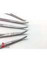 Set of 10 Aesculap Faure Peritoneum Forceps