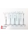 Set of 10 Landanger Faure Peritoneum Forceps