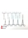 Set of 10 Landanger-Bardenat Crile Artery Forceps