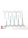 Set of 10 Parametrium Forceps