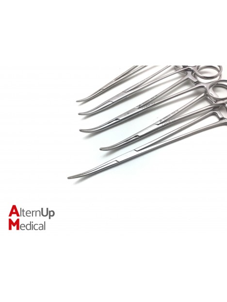 Set of 10 Faure Peritoneum Forceps