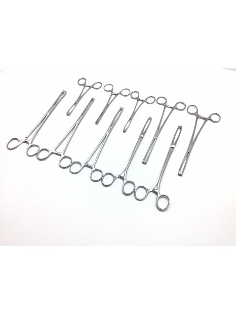 Set of 10 Landanger Uterin Tenaculum Forceps