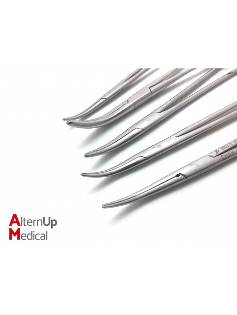 Set of 10 Climdal Faure Peritoneum Forceps