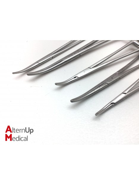 Set of 10 Climdal Faure Peritoneum Forceps