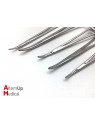 Set of 10 Climdal Faure Peritoneum Forceps